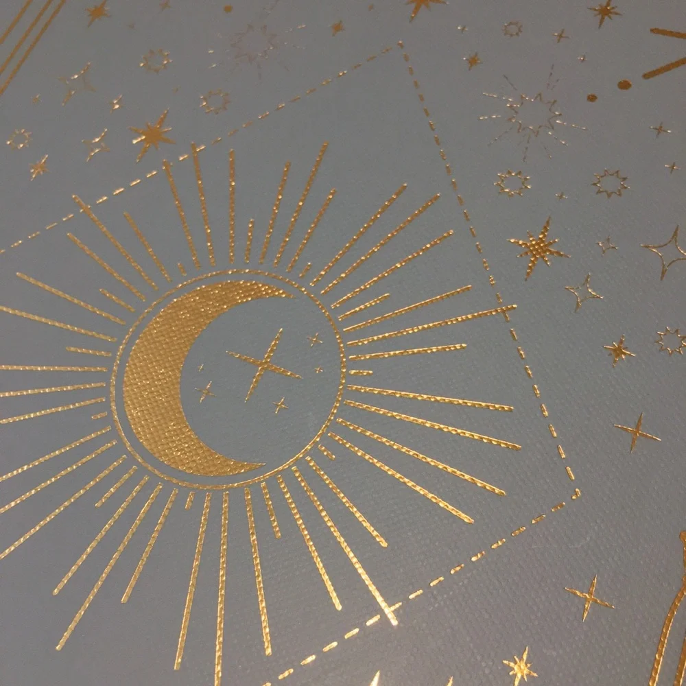 Celestial Moon and Stars Notebook